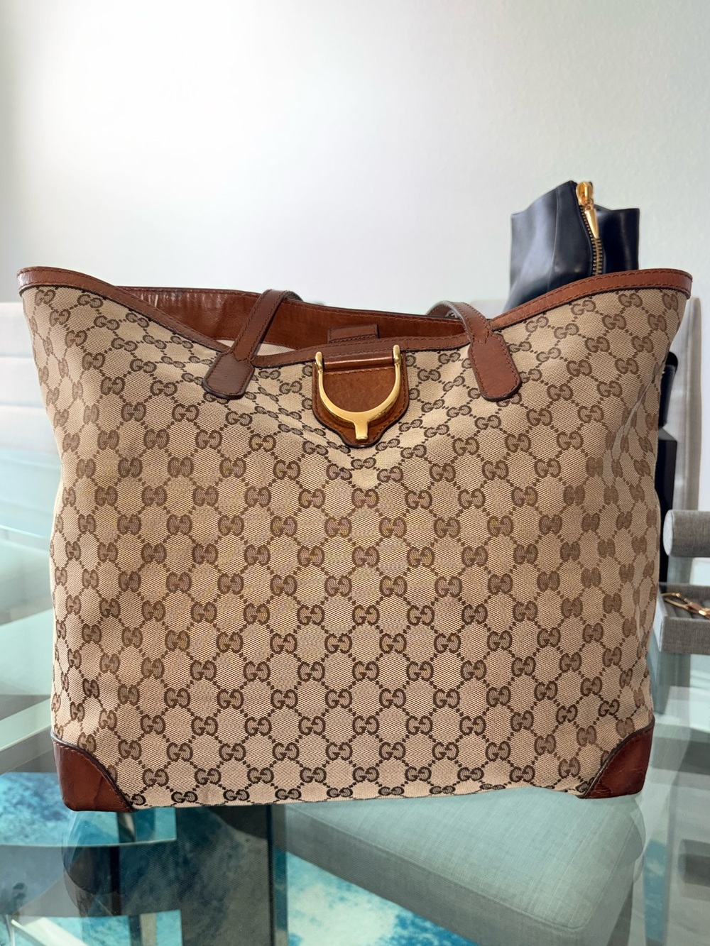 Gucci Monogram GG Tote